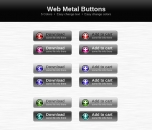 Image for Download Buttons with Ribbons - 30023