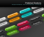 Image for Black & White Buttons Set - 30065