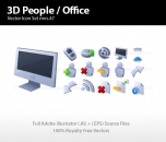 Image for Flat Office Icons Standard - 30257