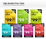 Image for Price Tables - 30360