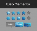 Image for Web Buttons with Ribbons - 30132